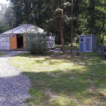 La Yourte Au Pays Des Rennes Erezee Екстер'єр фото